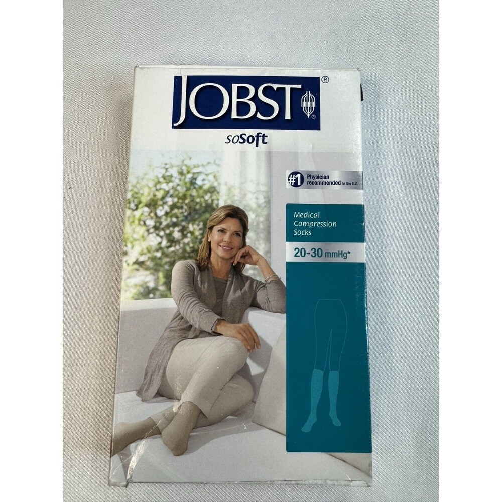 NEW Jobst soSoft compression socks 20-30mmHg Sand Medium Knee high CT